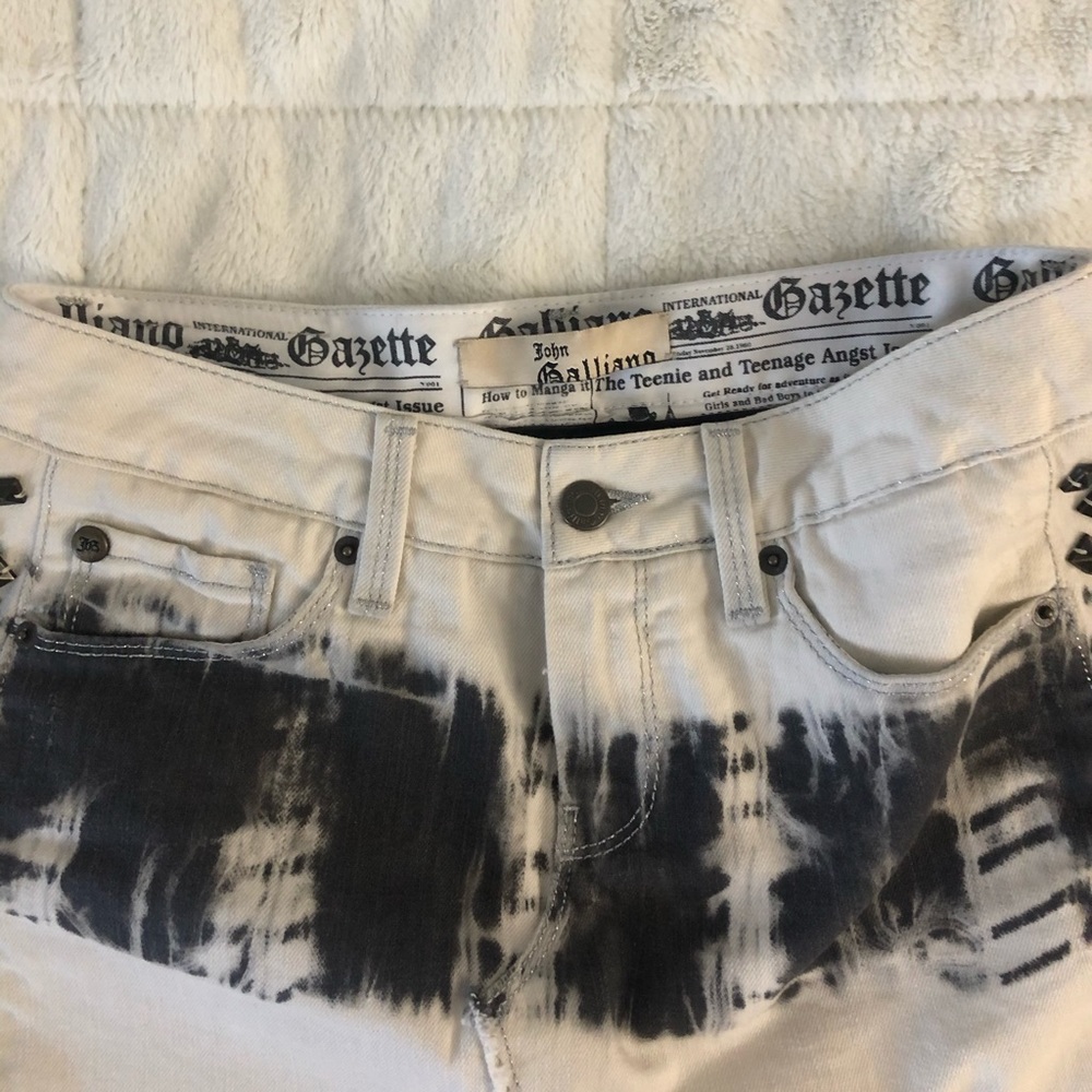 GALLIANO DENIM SKIRT - Picture 3 of 4
